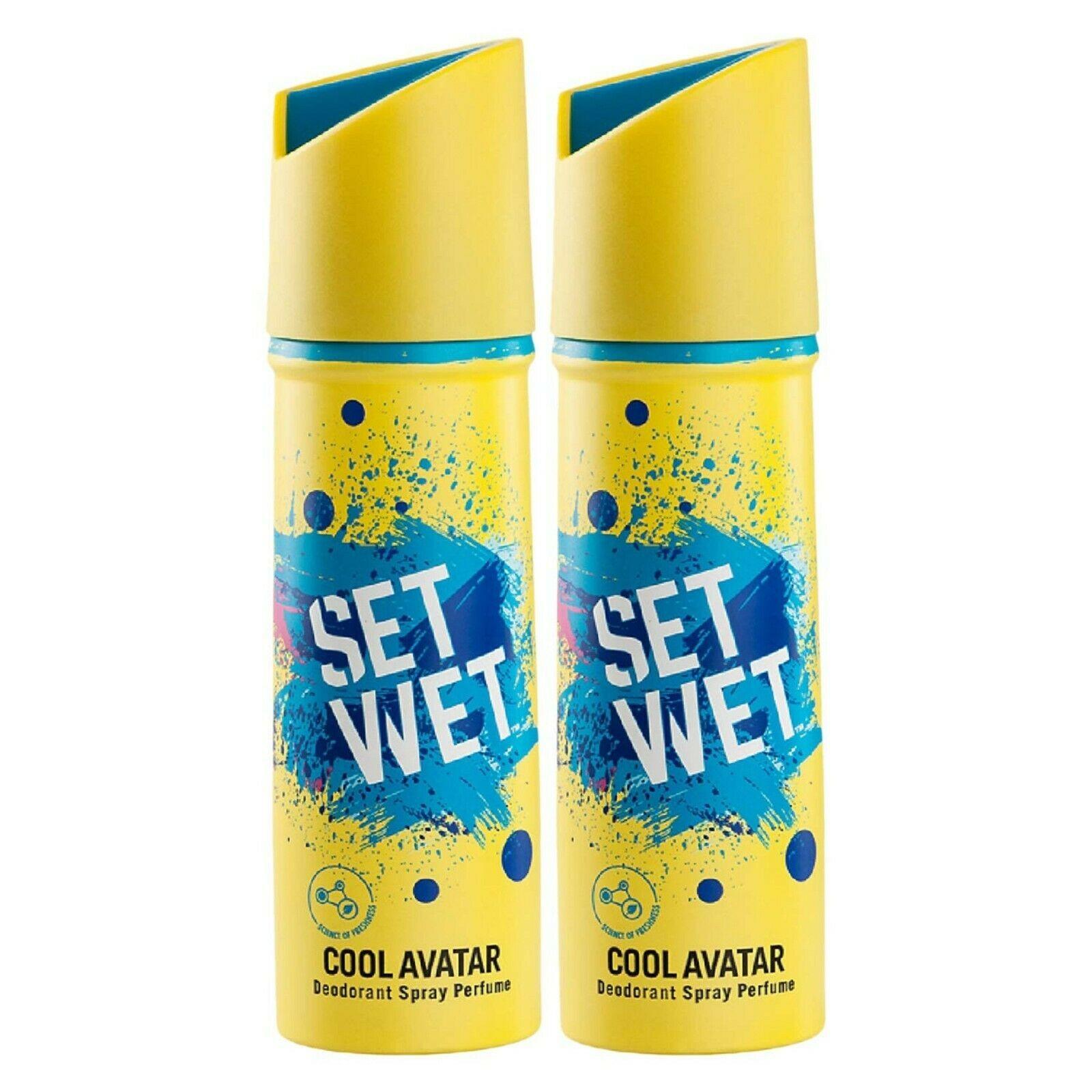 

SET WET Cool Avatar Perfume Deodorant Spray For Men 300 ml Pack of 2 a942 SD56.2
