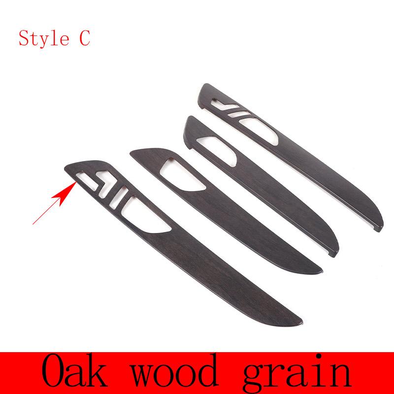 For Mercedes Benz ML GLE GL Class GLS320 400 2012-2019 Car ABS Black Interior Door Decoration Panel Cover Trim Accessories