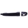 4Pcs Car Door Handle Set with Black Exterior Pieces Referencing 82651-1F010, 82661-1F010, 83651-1F010 and 83661-1F010 for Position Matching