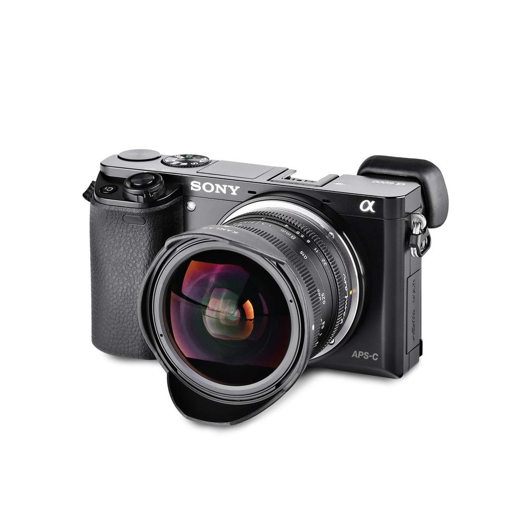KAMLAN Interchangeable Lens Single Focus Fisheye Lens 8mm for FUJIFILM Compatible Fisheye Domestic Warranty Included KAM0003 [ ] F3.0 X-Mount APS-C