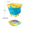 Complete Beach Toy Set: Includes Shovel, Wheelbarrow, Bucket, and Water Toys for Kids' Sand Play at the Seaside.