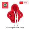 For Skoda Car Gear Shift Knob Cover Hoodie Shifter Boot Dust Cover Car Interior Decoration S Kodiaq Octavia 2 3 Yeti Karoq Rapid  VH1