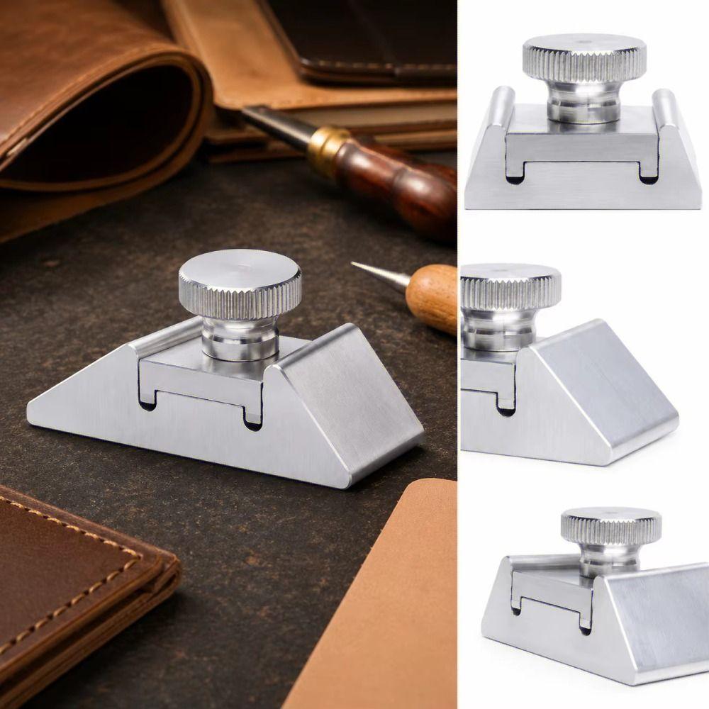 Sturdy Material Leather Edge Sanding Holder Portable Polishing Bracket Surface Smoothing