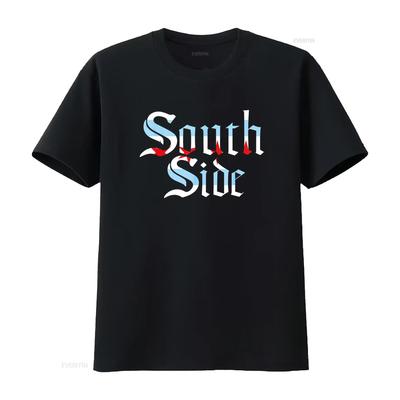 SOUTH SIDE Chicago Flag Local City T Shirt Vintage Washed Comfortable Soft Slightly Streetwear Casual Stylish Designer Clothes
