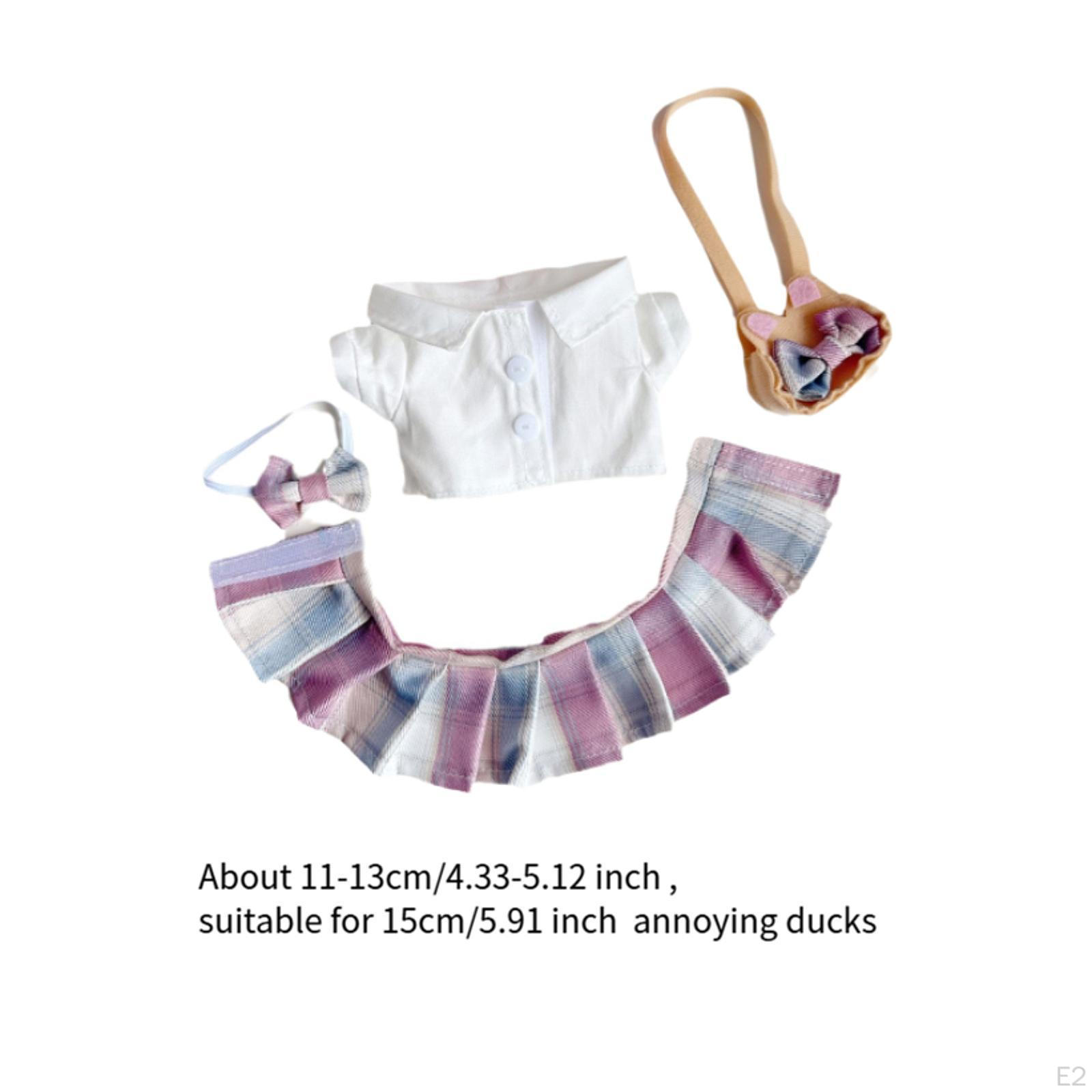 15 см плюшевая кукольная одежда своими руками подарок для девочки — фото 4