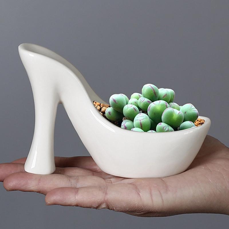 Ceramic Plant Pot Tabletop Decoration Desktop Storage Creative Mini Plant Pot Cactus Pot For Balcony Courtyard Indoor Yard