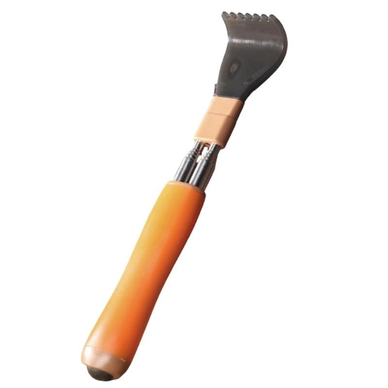Stainless Steel Constructed Telescopic Back Itch Reliever with Massage Feature and Anti Slip Grip