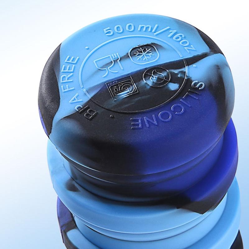Silicone Collapsible Travel Mugs Camping Cups Creative Retractable Cups Folding Mugs for Outdoor Camping 4 Styles Ch