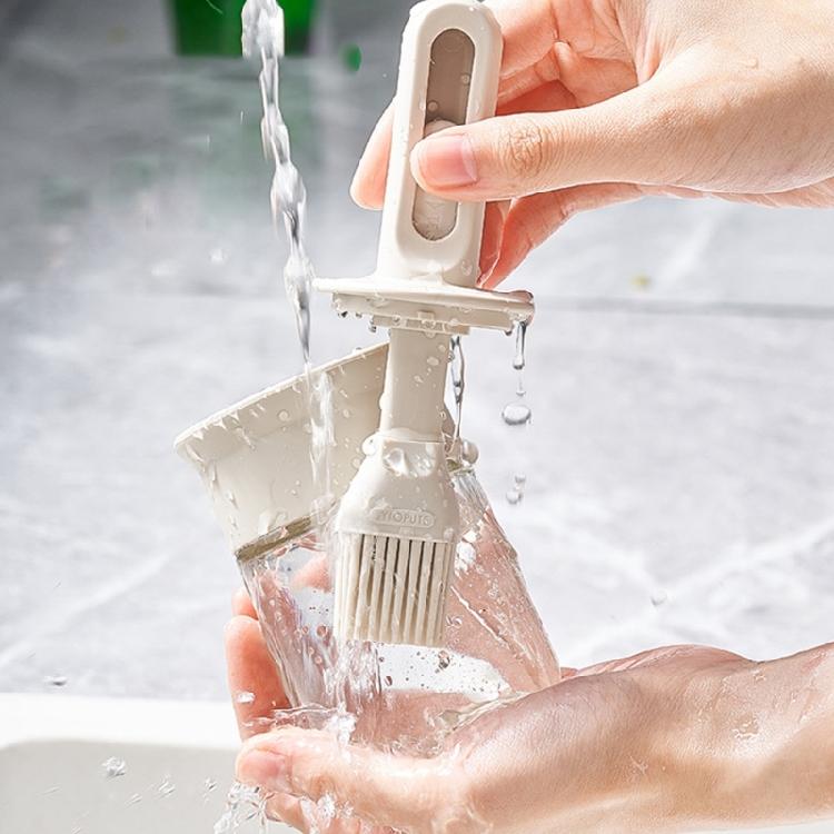 Practical Silicone Basting Tool Soft Bristles Silicone Oil Brush for Cooking Enthusiasts and Home Cooks