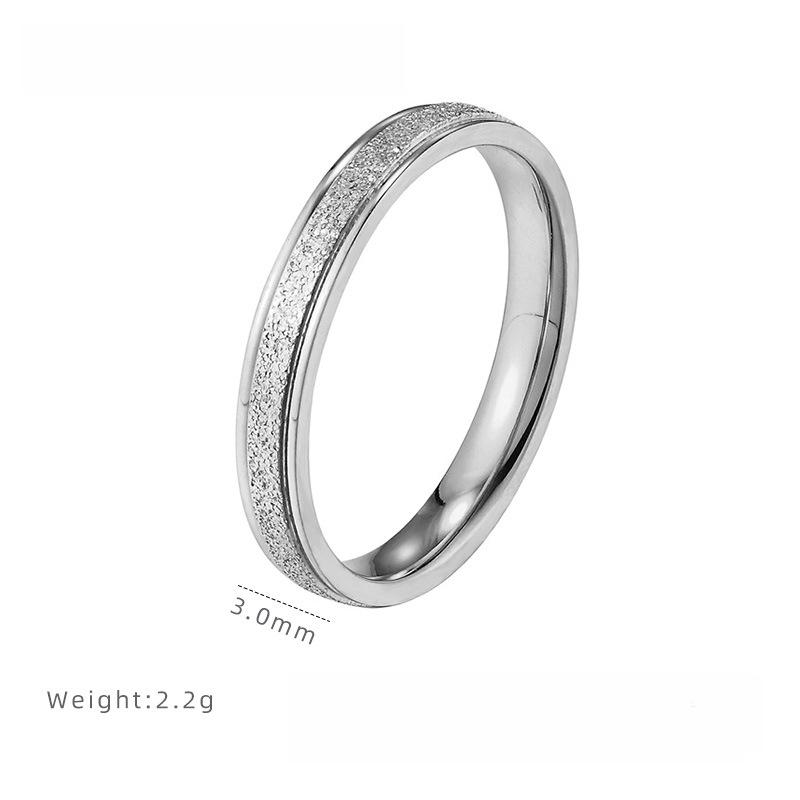 

Матовое простое кольцо в цыганском стиле, кольцо из титановой стали с гальваническим покрытием, женские ретро аксессуары в стиле легкой роскоши 9