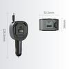 GE10 Voltage Display Car Charger with Retractable Cable PD 65W Fast Charging Adapter Temperature Control Protection