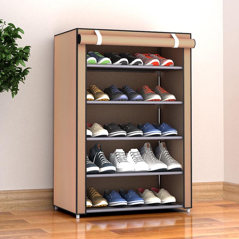 F-Style Dustproof Shoe Cabinet: Multi-Layer Cloth Cabinet & Storage Rack for Shoes