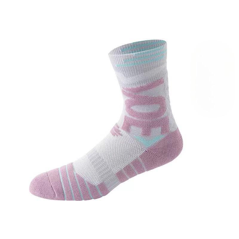 Men's Spring and Autumn Sports Basketball Running Sweatabsorbing Towel Bottom Shock Non Slip Socks