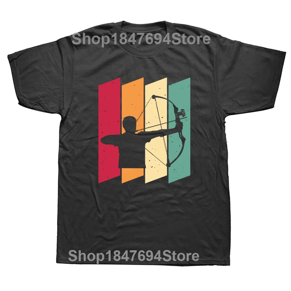 Funny Japanese Archery T Shirts Summer Bow and Arrow Hunting Graphic Cotton Streetwear Short Sleeve Birthday Gifts T-shirt Unisex
