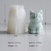 Cartoon Kitten Silicone Candle Mould Cute Cat DIY Soap Resin Plaster Making Tool Animal Chocolate Cake Ice Mold Home Decor Gifts