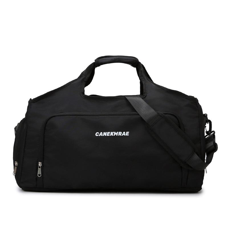 Simple and fresh fitness bag dry and wet separation sports fitness bag going out for travel portable belt shoe compartment simple luggage bag