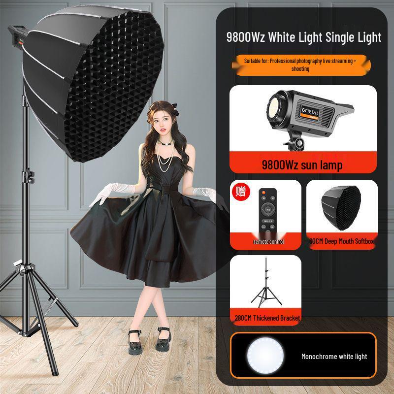 Ultra-Bright Spherical Fill Light for Live Streaming and Photography