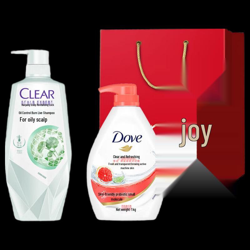 CLEAR Moisturizing Shampoo & Shower Gel Family Set