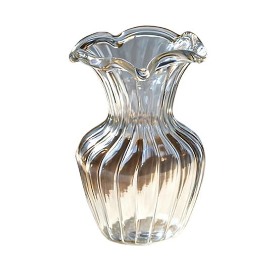 Mini Glas Blumen Dekoration Handgeblasen Kunstkristall Pflanzen Kleine Blumenvase Schmuckstück für Muttertag Geburtstagsgeschenke