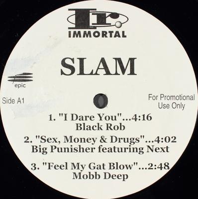 12inch Record VARIOUS - Slam The Sampler NONE Immortal Record 1998 US Rap & Hip-Hop/R&B Used