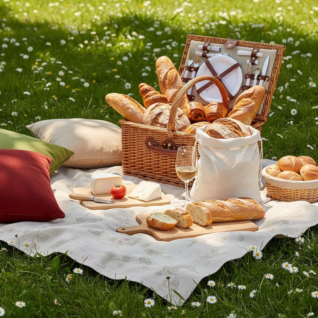 Ouligay 2 Pack Bread Bags Reble Set Linen Drawstring Sourdough Bags for Homemade Bread Storage, Eco-Friendly & Durable, 15.75" x 11.81"