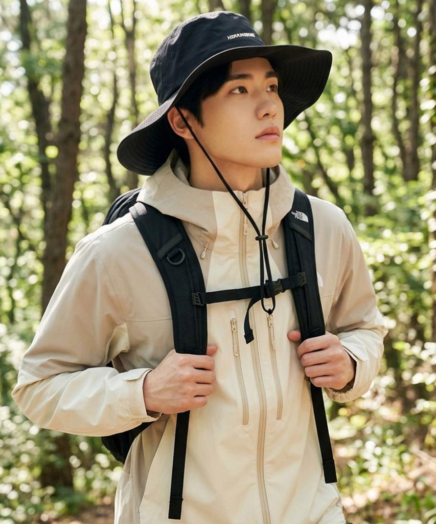 Helingbon Nylon Mesh Wide Bucket Hat / Yj103
