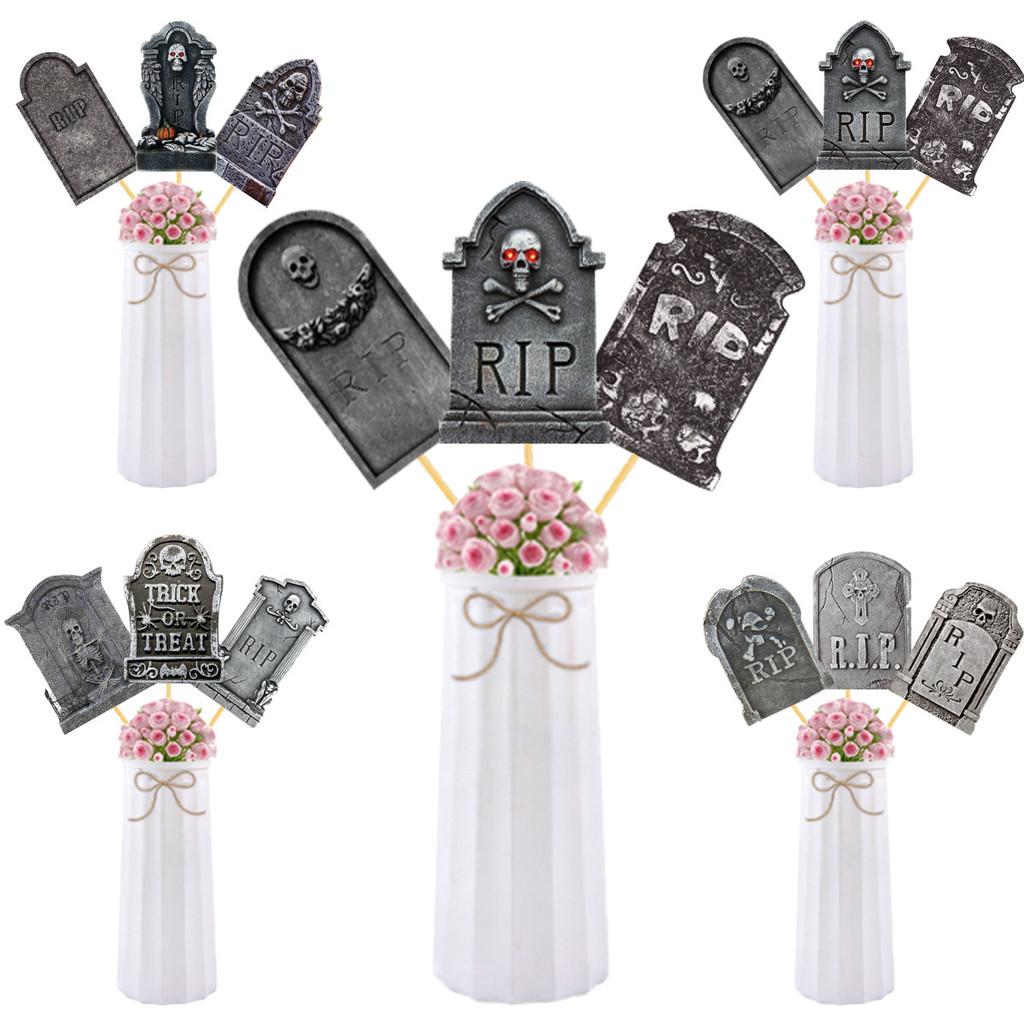 Halloween Cemetery Style Vase Plugin Paper Decorations For Festive Scene