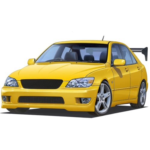 

1/24 Inch-Up Series No. 335 Altezza RS200 (GT with W Wing) Plastic Model