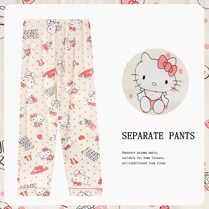 Women's Cartoon Cute Slim Fit Imitation Cotton Pants - Spring, Summer & Autumn Styles