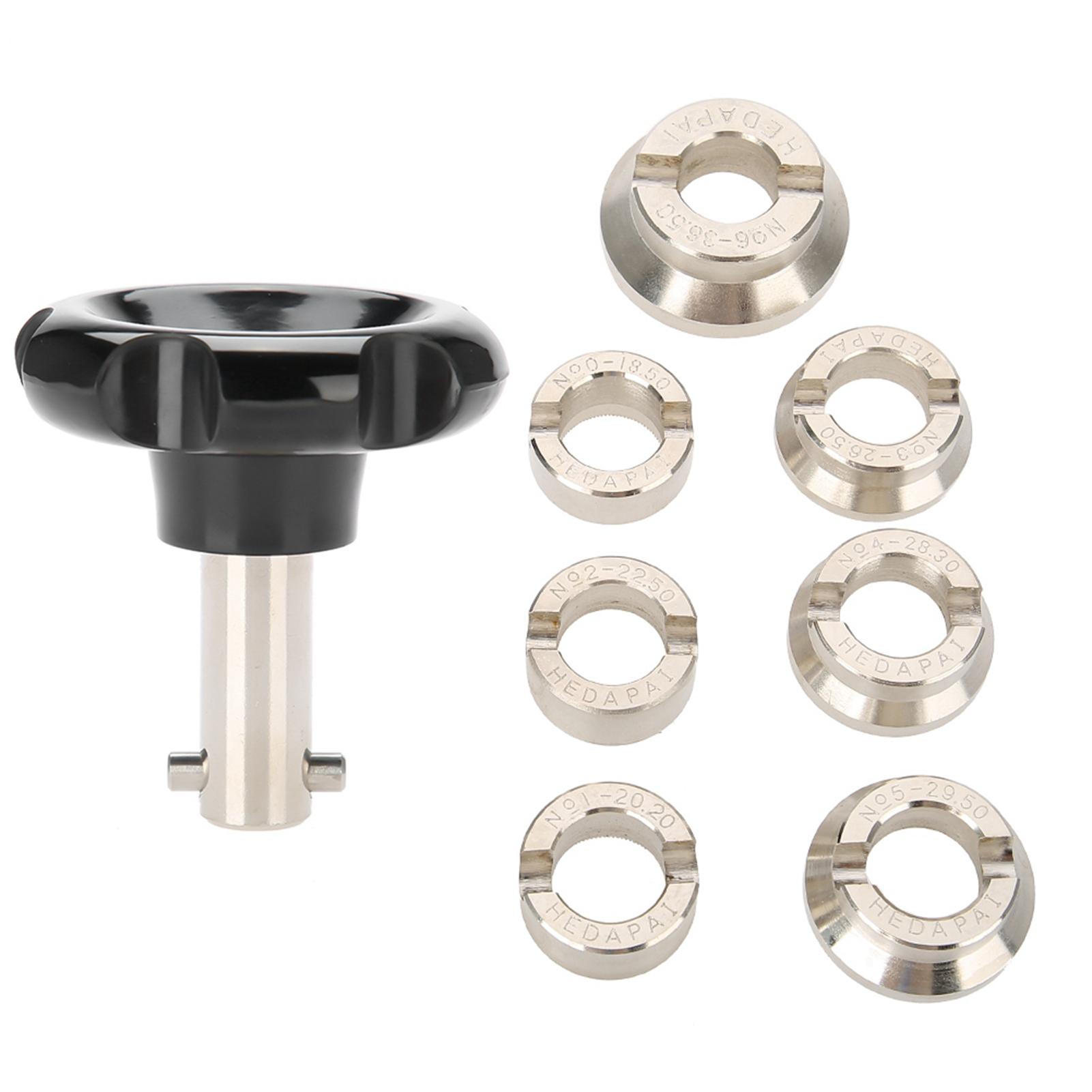 

Инструмент для ремонта часов, открывалка для задней крышки часов с 7 штампами для часов белый