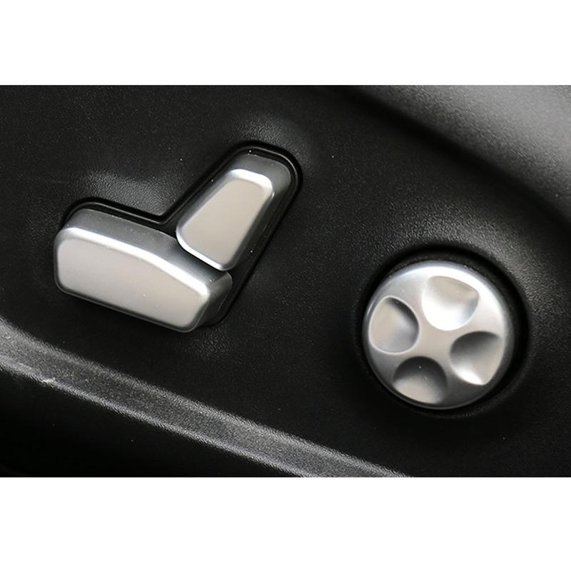 For Jeep Compass 2017 2018     Cover Detector Stick Seat Adjustment Knob Button Switch Trim Accessories Frame
