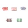Trendy Pink Stripe Makeup Bag Large Capacity for Lipsticks in Travel Handbag Scenario