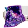 Turtle Blanket Gift Vintage Marine Animal Theme Decorative Flannel Blanket