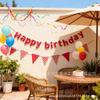 Spot Birthday Party Flag Summer Fruit Lemon Watermelon Ice Cream Decoration Flag Party Decoration Banner