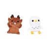 2026 New 99 Nights In The Forest Plush Game Merchandise Brown Stand And Sit Elk Deer White Owl Stuffed Doll Pillow For Kid Gifts