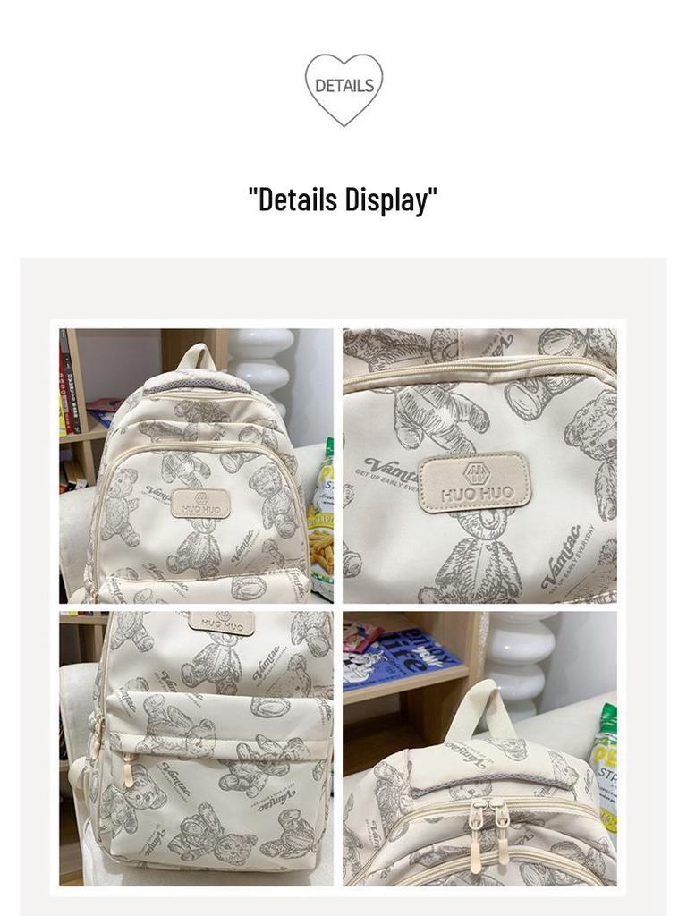 Korean Style Women's Lightweight Large Capacity Backpack for Students