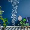 Set of 24 Round Acrylic Mirror Wall Stickers for Living Room or Bedroom Decoration
