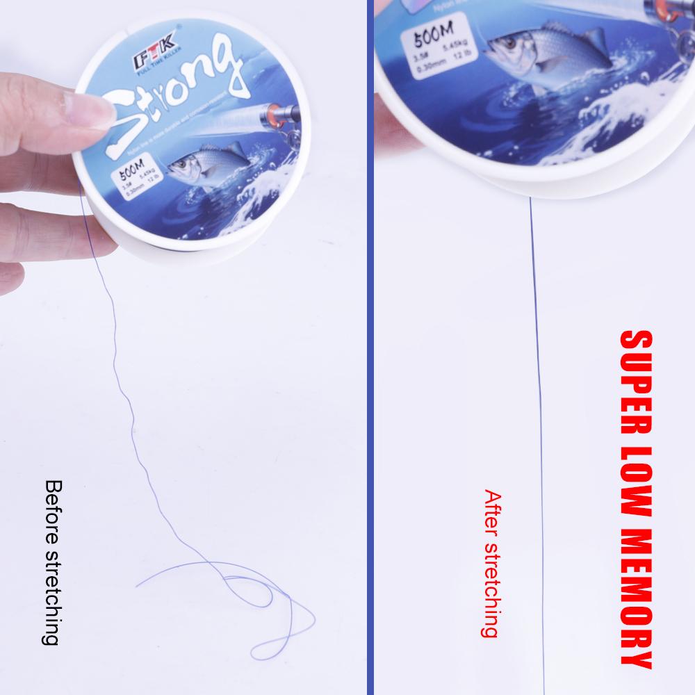 1000M Fluorocarbon Coating Fishing Line 0.14mm-0.50mm 4.0LB-24.5LB Carbon Fiber Leader Line Fishing Lure Wire Sinking Line Japan