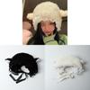 Winter Girls Plush Hat With Windproof Warmth For Autumn And Christmas Gift