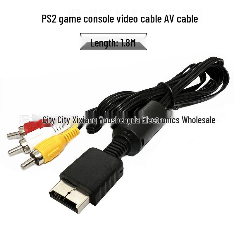 1.8 Meter PS2 Video Cable with Lotus Connection
