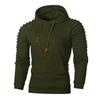 Men's Fashion Leisure Self Cultivation Long Sleeve Stripe Sweater Hoodie Coat Top