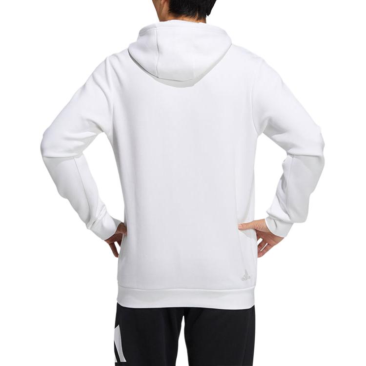 Adidas Sweatshirts Men's White Hooded Moderate Regular HG0631