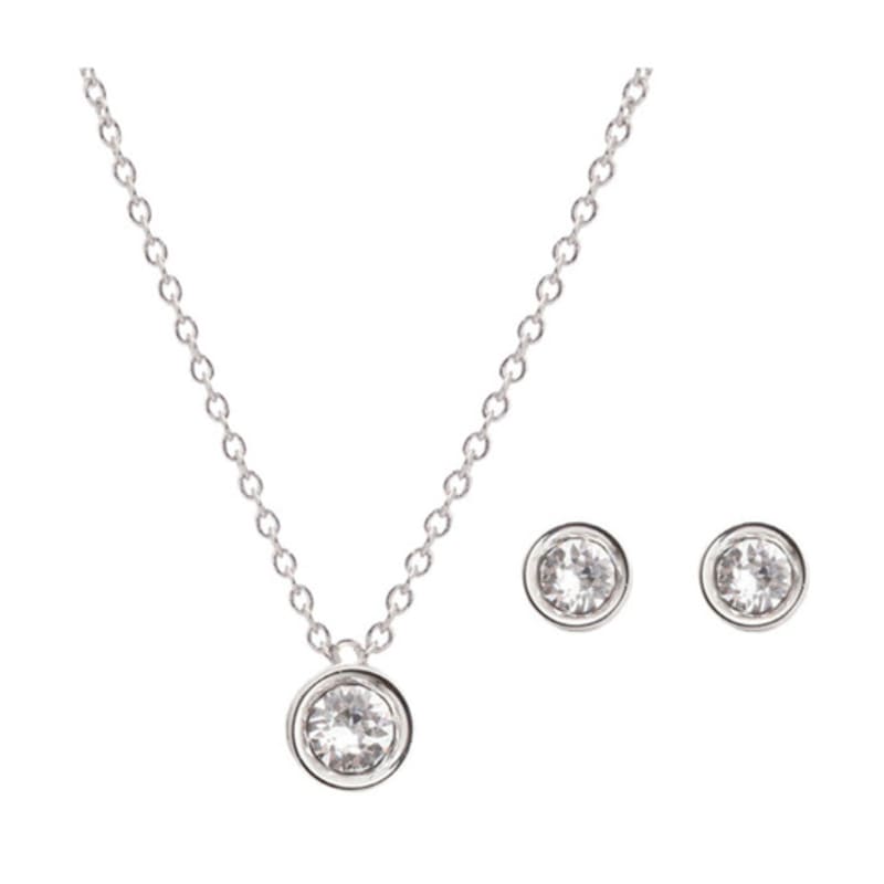 

WESTISLAND Crystal Cory Necklace and Earrings Set_WI8061231 single type