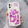 Silicone Phone Case For iPhone 11 6s SE 2020 16 7 8 Plus 13 15 14 Pro Max 12 XR Wave Shockproof Soft Love Heart Cover Funda