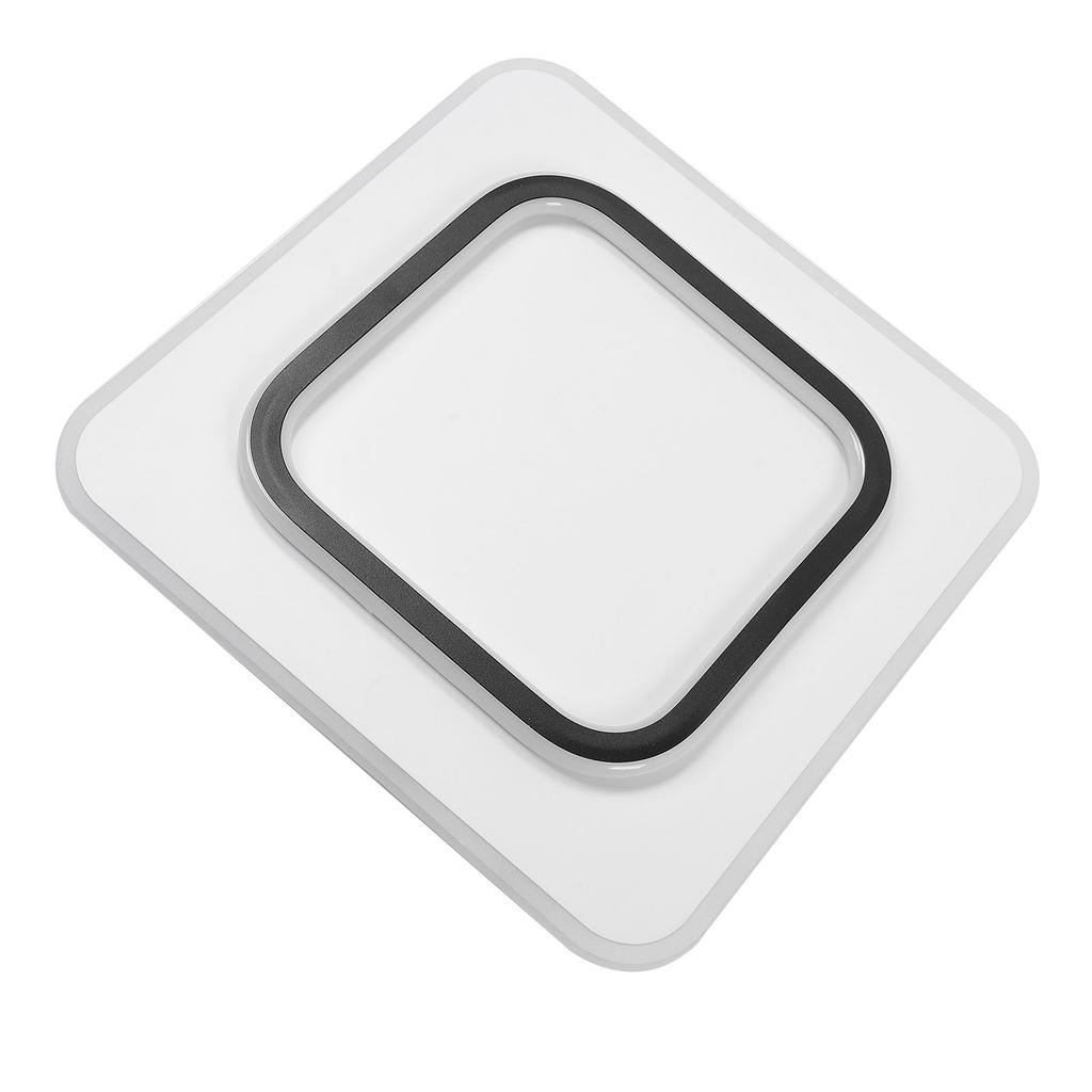 Square Modern LED Ceiling Light Dimmable Flush Mount Hallway Fixture for Living Room Bedroom