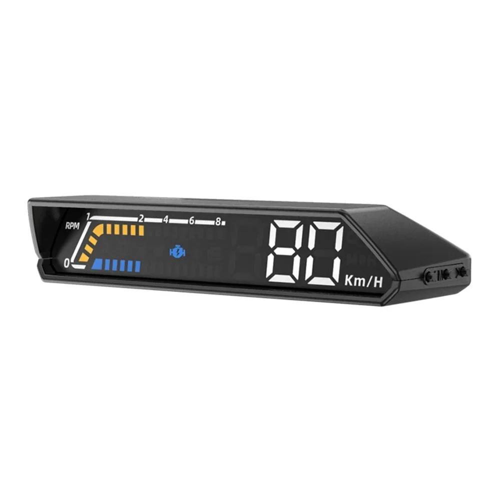 Easy To Use For OBD2 Gasoline Car Head Up Display HUD Gauge Car Dashboard Dual-screen Linkage For Car Dashboard