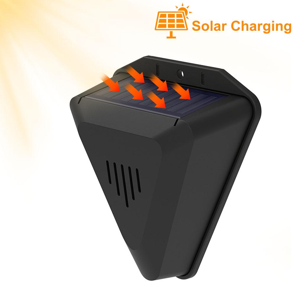 Solar Bird Repeller Waterproof Bird Repellent Alarm Squirrel Repellent Outdoor Crop Orchard Protection Animal Deterrents
