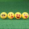 Cute Emoji Novelty Practice Golf Balls Toy Kids Gifts for Outdoor Field Playing Random