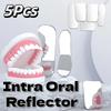 5Pcs/set Storage Box Intraoral Dental Reflector Glass Intra Oral Reflector  Dentistry