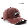 Hat Washed Alphabet Embroidered Cap Outdoor Travel Sunscreen Shade Baseball Cap